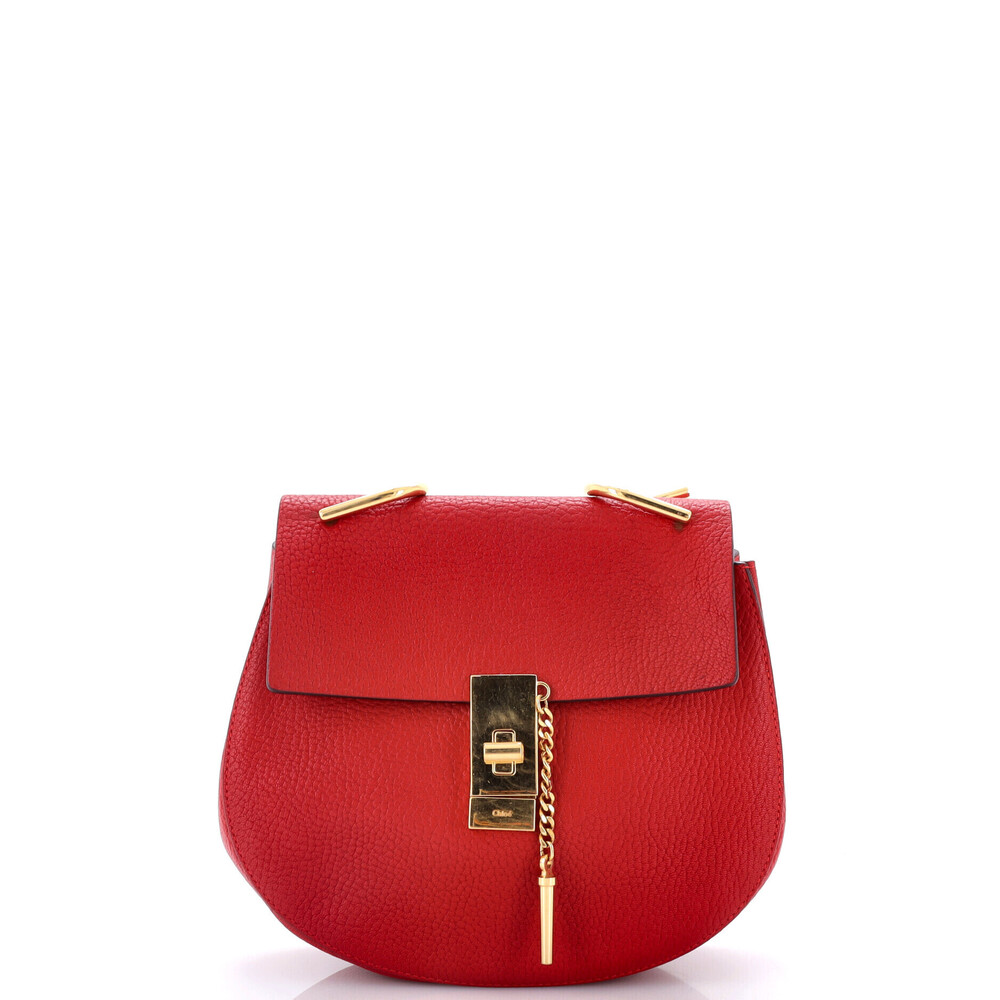 Chloe Small Drew Crossbody Bag Leather